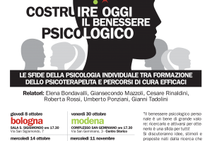 Costruire Oggi il Benessere Psicologico - Reggio Emilia